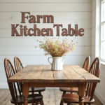 Farmhouse Kitchen Table