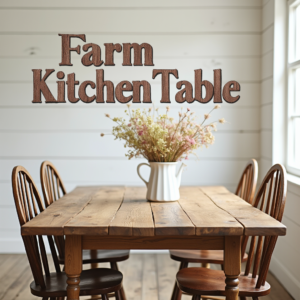 Farmhouse Kitchen Table