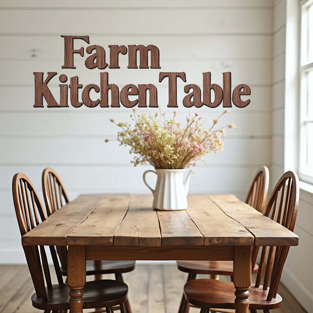 Farmhouse Kitchen Table