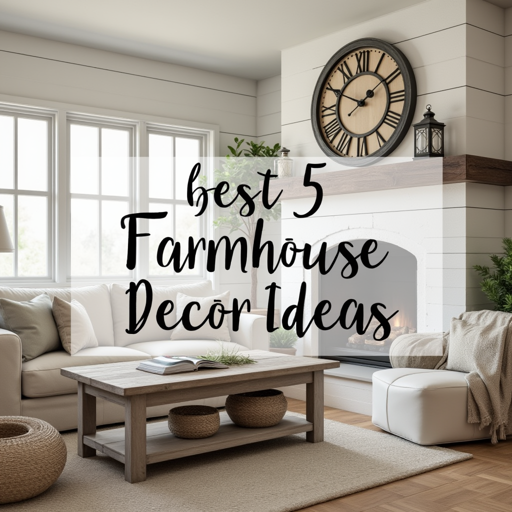 Best 5 Farmhouse Decor Ideas